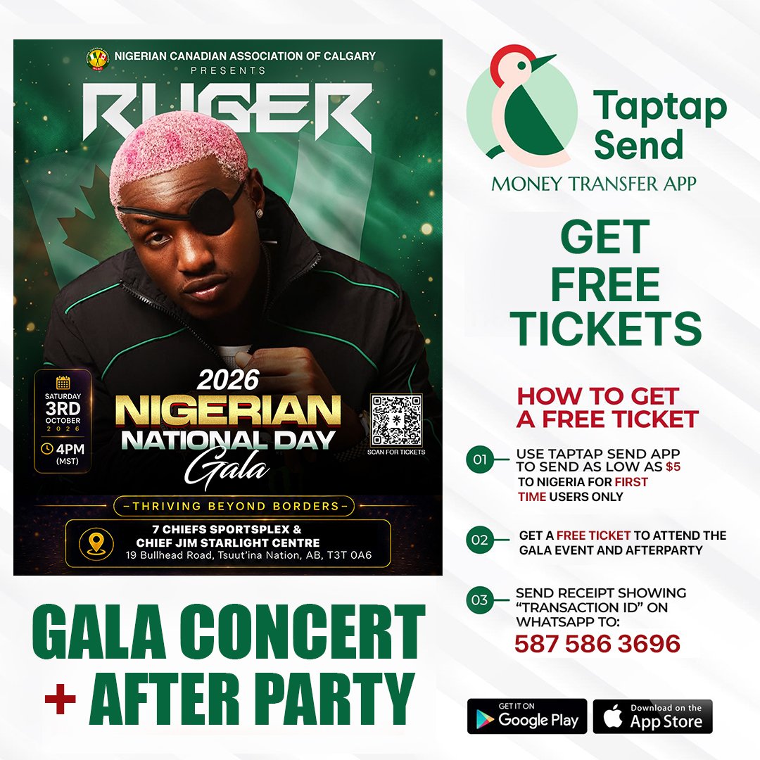 RUGER AT THE NCAC CALGARY GALA YOUTH TICKET + AFTERPARTY BUNDLE